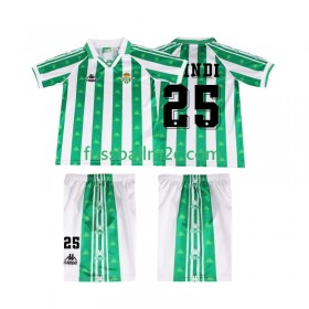 Fußballtrikots Real Betis FINIDI 25 Retro Kinder Heim Trikotsatz 1996 1997
